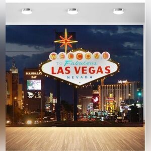 Las Vegas Welcome Sign Wall Art (018)
